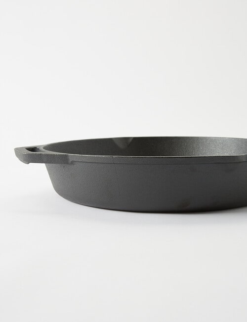 SouthWest Pre-Seasoned Cast Iron Frypan, 26cm product photo View 04 L
