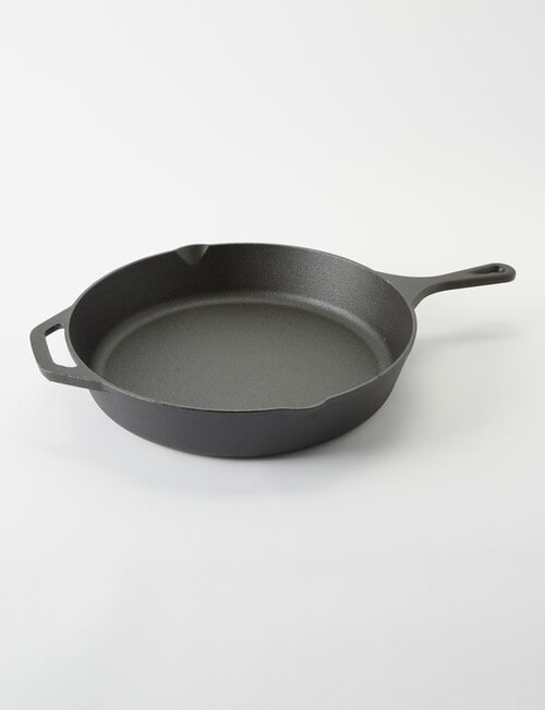 SouthWest Pre-Seasoned Cast Iron Frypan, 30cm product photo