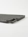 SouthWest Pre-Seasoned Cast Iron Griddle, 46cm x 26cm product photo View 04 S