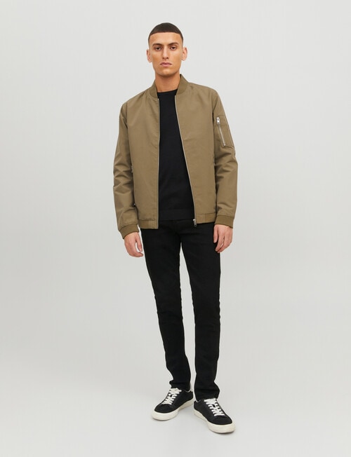 Jack & Jones Rush Bomber, Dusky Green product photo View 02 L
