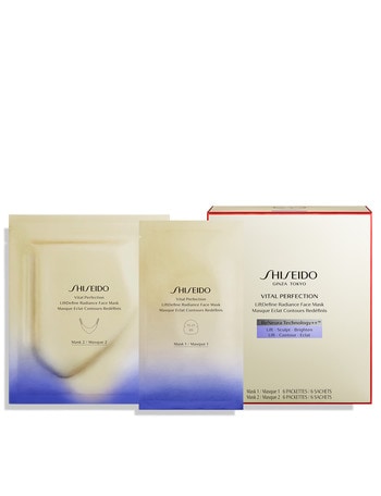 Shiseido Vital Perfection LiftDefine Radiance Face Mask, 6-Piece product photo