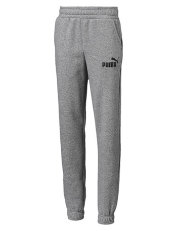 Puma Logo Pants, Medium Grey Heather product photo