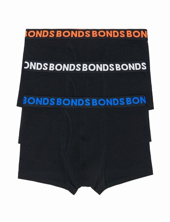 Bonds Everyday Trunk, 3-Pack, Black product photo