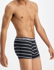 Bonds Everyday Stripe Trunk, 3-Pack, Black & Grey product photo View 03 S