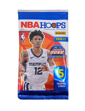 Panini 2021-22 Hoops Basketball GRAVITY FEED. 5 x card per pack product photo