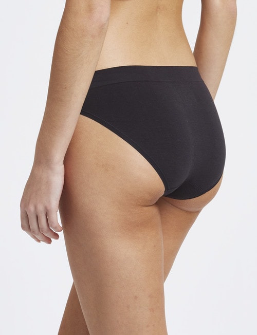 Jockey Woman Skimmies Bikini Brief, Black product photo View 02 L