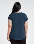 Bodycode Curve Boxy Tee, Atlantic product photo View 02 S