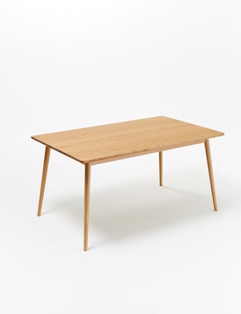 LUCA Furniture Amalfi Dining Table 1.5m, Natural product photo