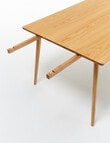 LUCA Furniture Amalfi Dining Table 1.5m, Natural product photo View 03 S