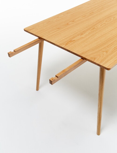 LUCA Furniture Amalfi Dining Table 1.5m, Natural product photo View 03 L