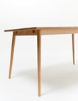 LUCA Furniture Amalfi Dining Table 1.5m, Natural product photo View 04 S
