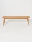 LUCA Amalfi Dining Bench, Natural product photo View 02 S