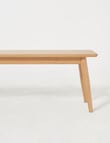 LUCA Amalfi Dining Bench, Natural product photo View 03 S