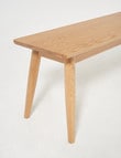 LUCA Amalfi Dining Bench, Natural product photo View 04 S