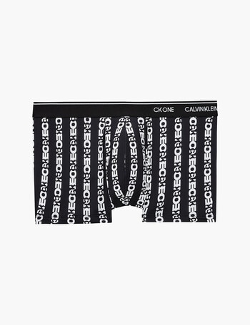 Calvin Klein CK One Low Rise Trunk, Black Pattern product photo