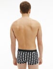 Calvin Klein CK One Low Rise Trunk, Black Pattern product photo View 02 S