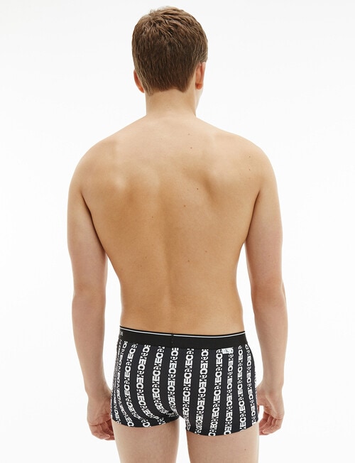 Calvin Klein CK One Low Rise Trunk, Black Pattern product photo View 02 L