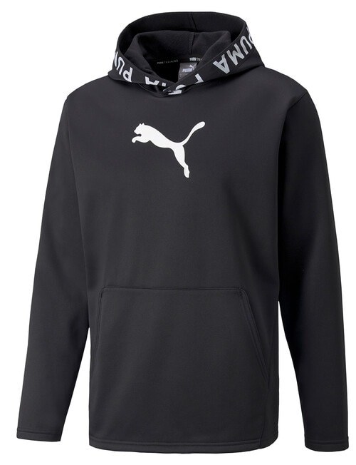 Puma Train Power Fleece Hoodie, Black - Sweatshirts & Hoodies