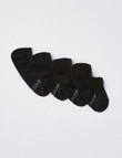 Bonds Logo Light Sneaker Sock, 4-Pack, Black product photo