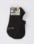Bonds Logo Light Sneaker Sock, 4-Pack, Black product photo View 02 S