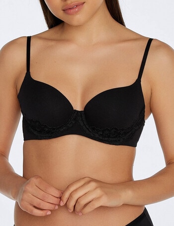 Me By Bendon Simply Me Full Contour Bra, Black, A-DD product photo