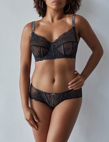 Me By Bendon Sofia Underwire Bra, Jet/Pewter, B-G product photo
