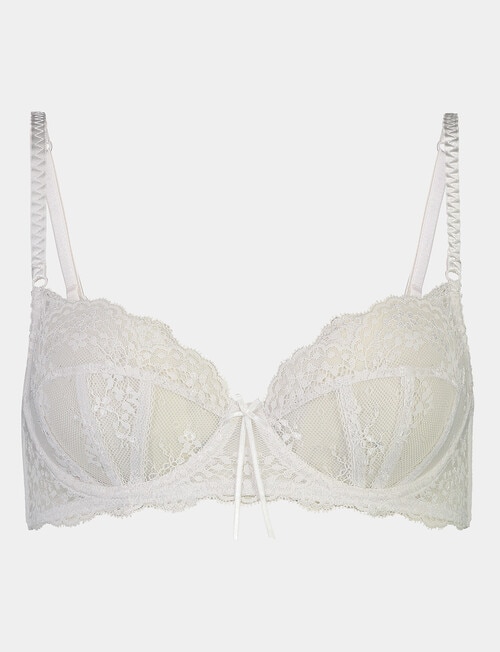 Bendon Sofia Underwire Bra, White, B-G product photo View 03 L