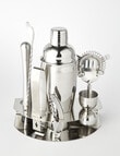 Bartender Ultimate Stainless Steel Cocktail 8 Piece Set & Stand product photo