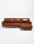 LUCA Furniture Hendrix Leather 2.5 Seater with Right Hand Chaise product photo View 02 S
