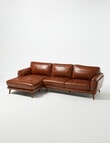 LUCA Hendrix II Leather 2.5 Seater with Left Hand Chaise product photo