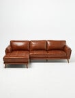 LUCA Furniture Hendrix Leather 2.5 Seater with Left Hand Chaise product photo View 02 S