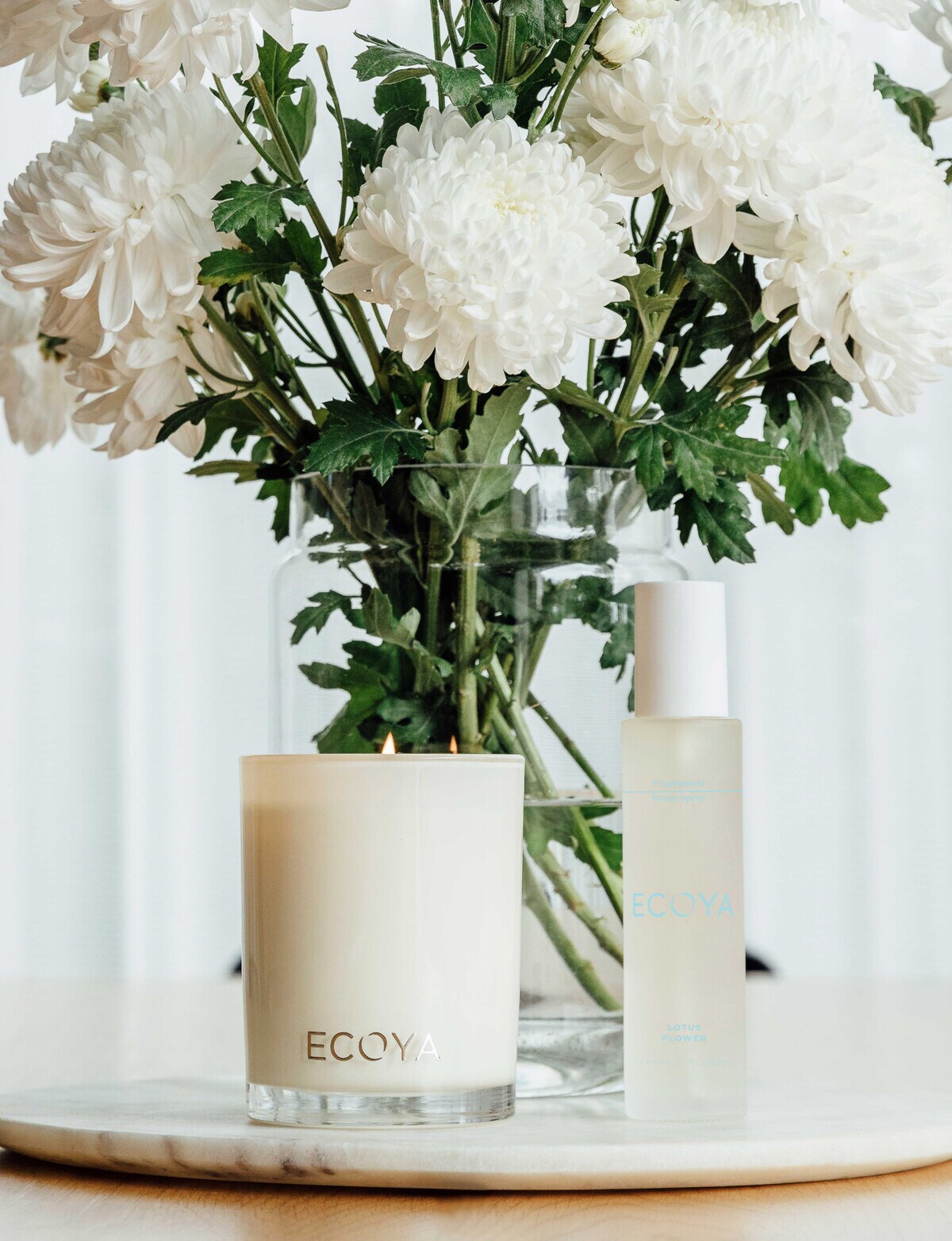 Ecoya Lotus Flower Room Spray, 110ml Candles & Home Fragrance