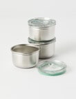Smash Eco Mini Snack Pots, Set-of-3, 60ml, Green product photo View 03 S