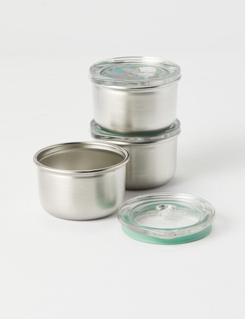 Smash Eco Mini Snack Pots, Set-of-3, 60ml, Green product photo View 03 L