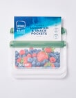 Smash Eco Reusable Sandwich & Snack Pack, Set-of-2 product photo View 03 S