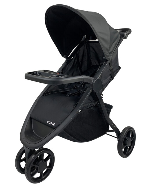 Cosco 3-Wheel Travel System, Black Edition product photo View 02 L