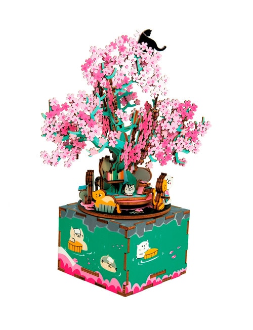 DIY Kits Rolife Cherry Blossom Tree Music Box product photo View 03 L
