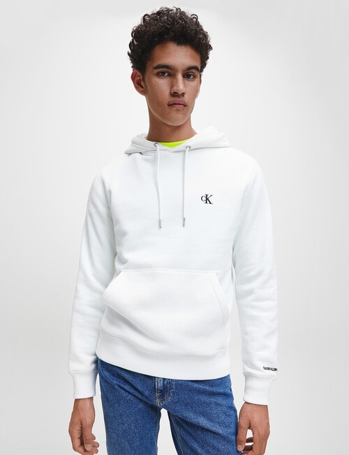 Calvin Klein Hoodie Regular Essentials, White - Sweatshirts & Hoodies