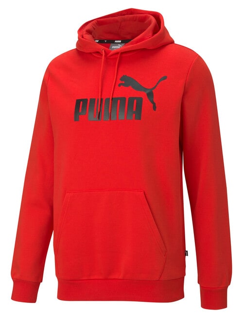 Puma Essential Big Logo Fleece Hoodie, Red product photo