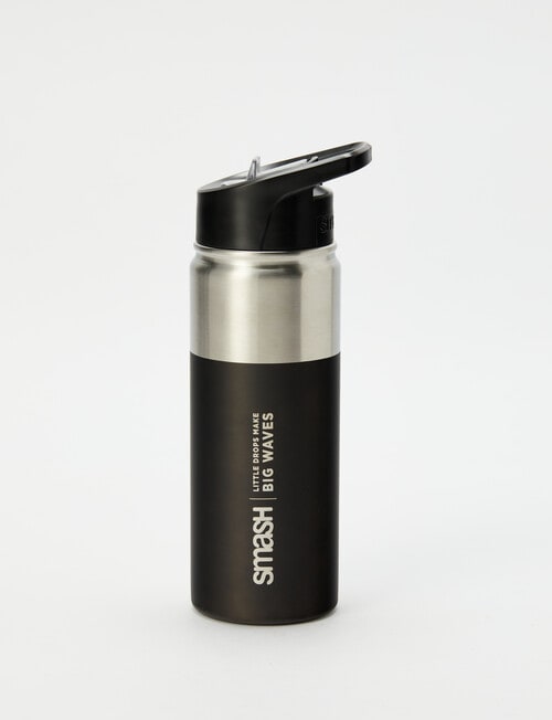 Smash Eco DW Stainless Steel Sippa Bottle, 580ml, Black product photo