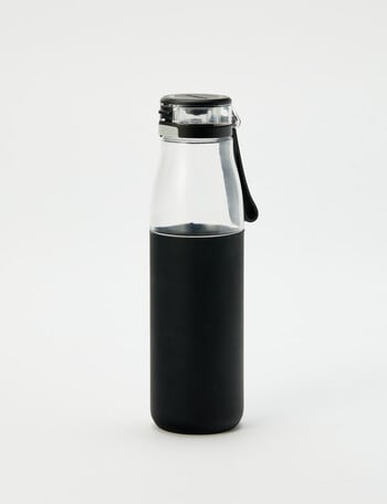 Smash Eco Pop Top Glass Bottle, 700ml, Black product photo