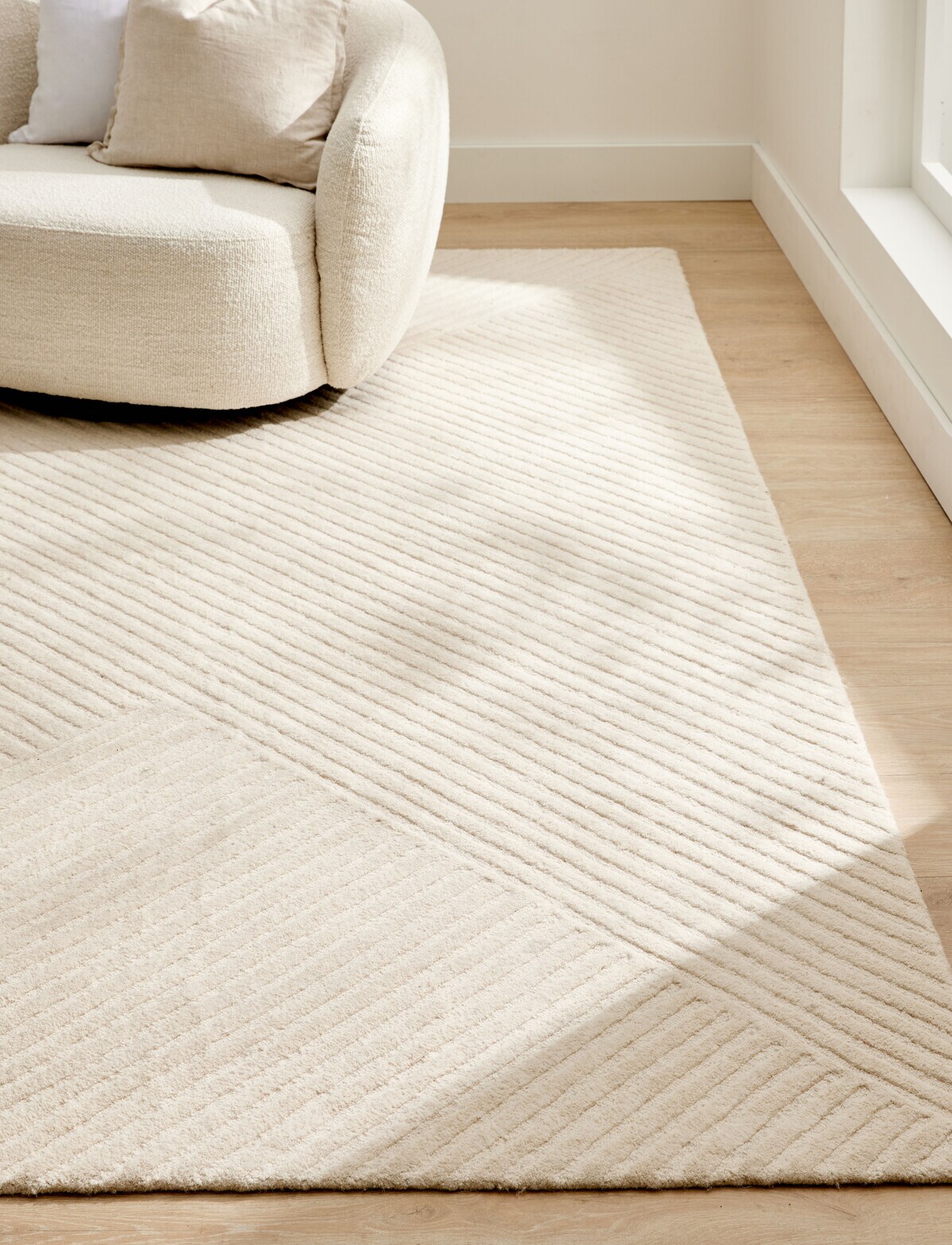 M&Co Sands Wool Rug, 200x300cm Rugs