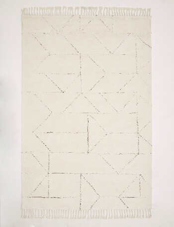 M&Co Channels Rug, 200x300cm product photo