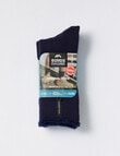 Bonds Explorer Wool Crew Sock, 2-Pack, Navy product photo View 02 S