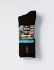 Bonds Explorer Original Wool Crew Sock, 3-Pack, Black product photo View 02 S