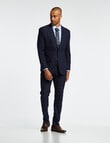 Laidlaw + Leeds Check Tailored Jacket, Navy product photo