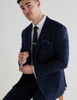 Laidlaw + Leeds Check Tailored Jacket, Navy product photo View 04 S