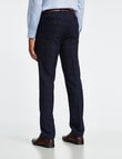 Laidlaw + Leeds Check Tailored Pant, Navy product photo View 02 S