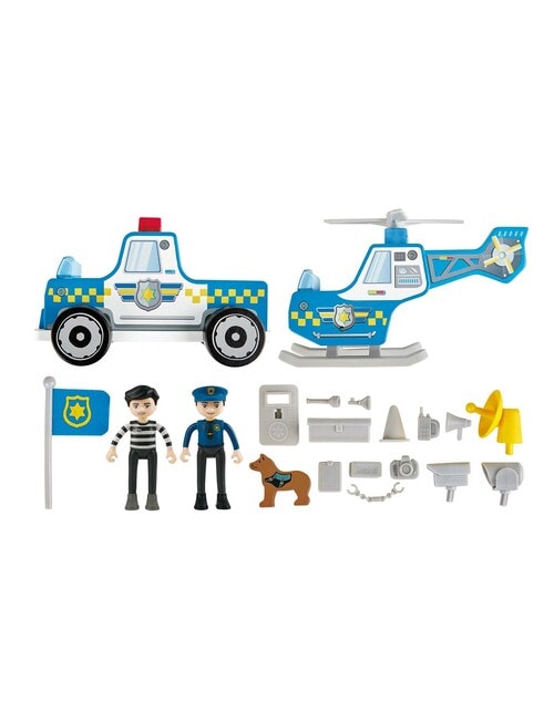 Hape Metro Police Station Playset product photo View 02 L