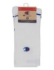 Champion NBL Cushion Crew Sock, 2-Pack, White product photo
